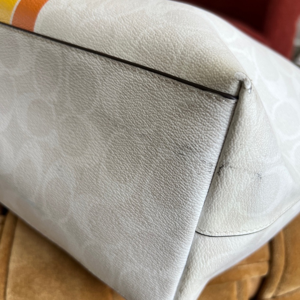 Coach | Varsity Stripe Tote - Picture 4 of 7